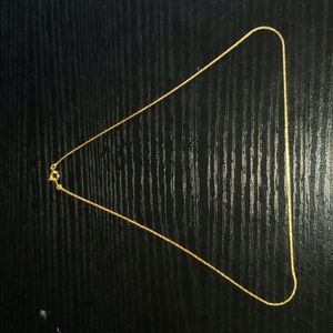 Gold plated necklace